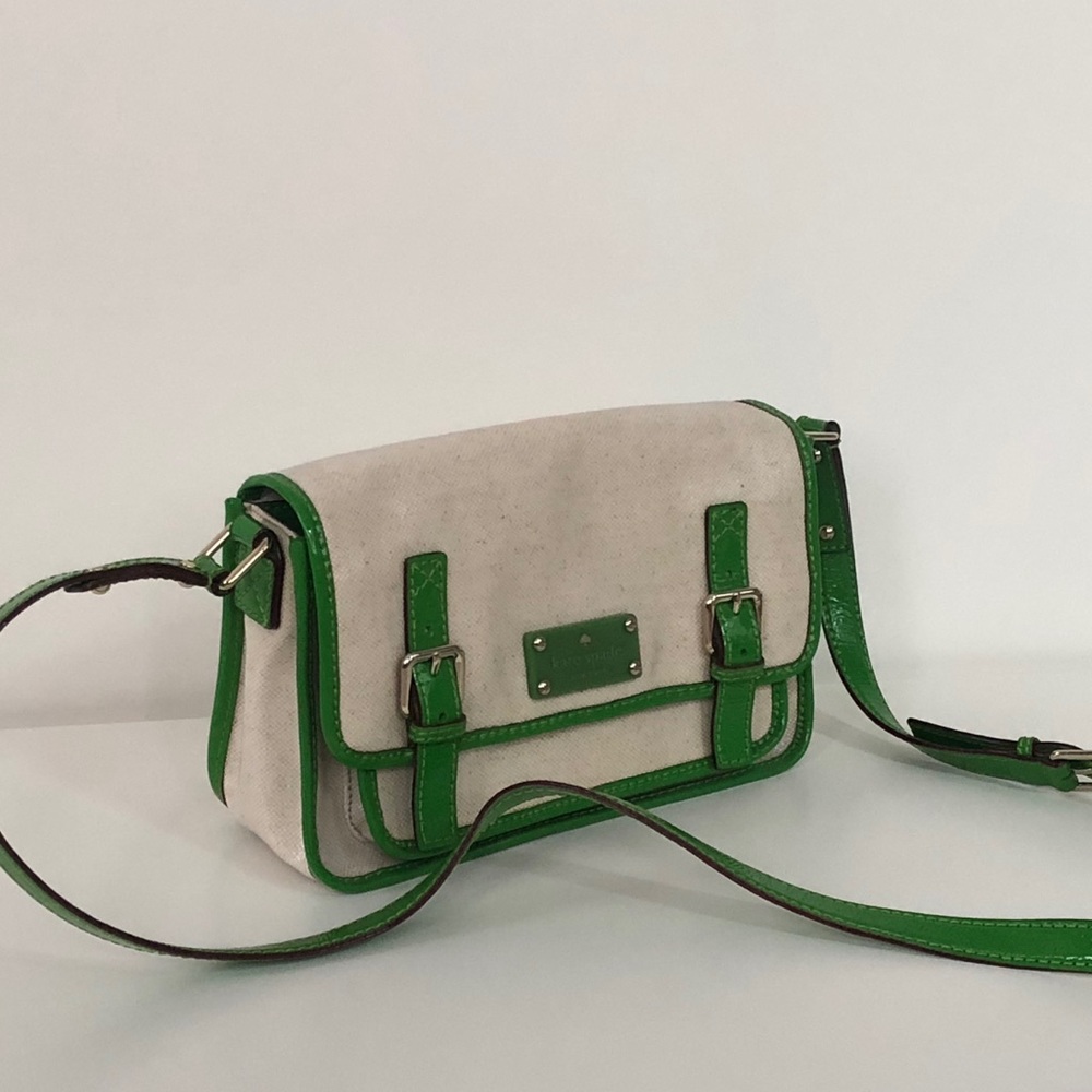 Kate Spade Green/Beige Purse - Picture 4 of 11